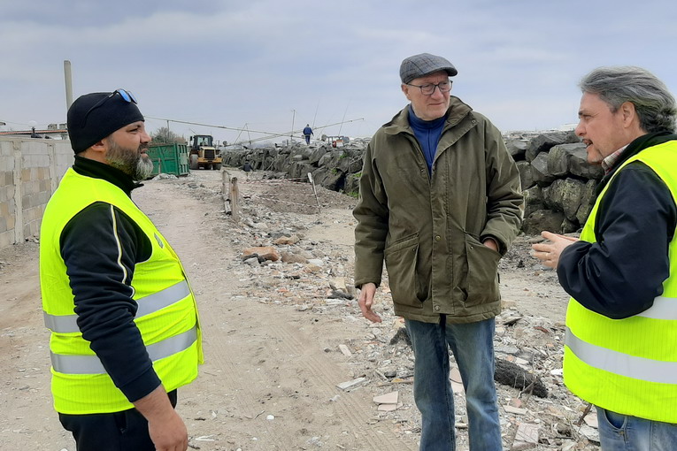 Passo della Sentinella, Cini: "Proseguono i lavori di bonifica alla foce di Fiumara Grande" Passo della Sentinella