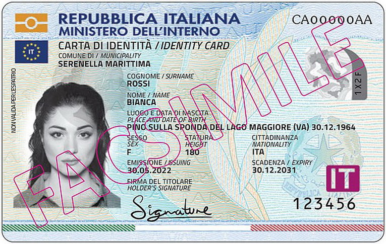 Roma carta d'identità