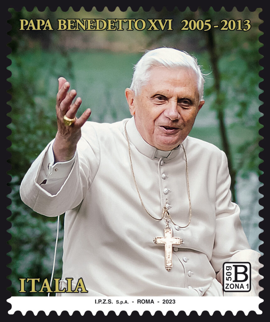 Poste Italiane, emissione francobollo commemorativo di Papa Benedetto XVI Poste Italiane, emissione francobollo commemorativo di Papa Benedetto XVI