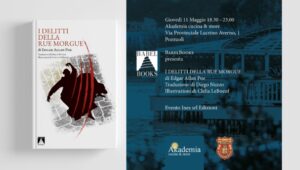 “I delitti della Rue Morgue” di Edgar Allan Poe. All’Akademia cucina and more di Pozzuoli sarà presentata una nuova edizione
