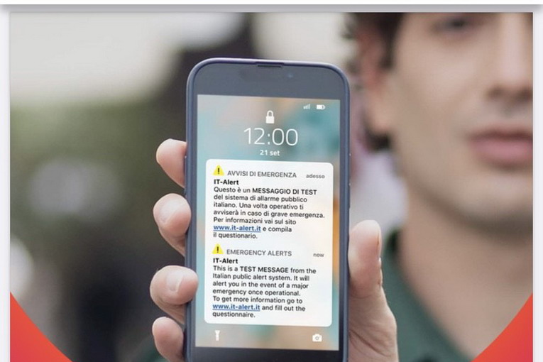 IT-Alert, giovedì 21 settembre alle 12 arriverà il messaggio: è solo un test IT-Alert