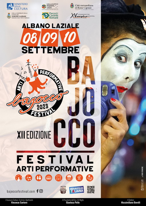 Bajocco Festival Arti Performative 2023: dall'8 al 10 settembre ad Albano Laziale