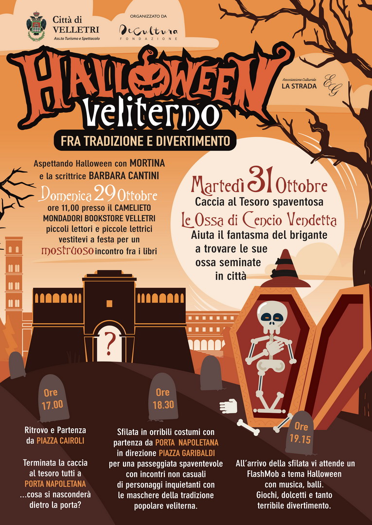 Velletri, attesa per “Halloween veliterno”: fra tradizione e divertimento eventi in tutto il centro storico