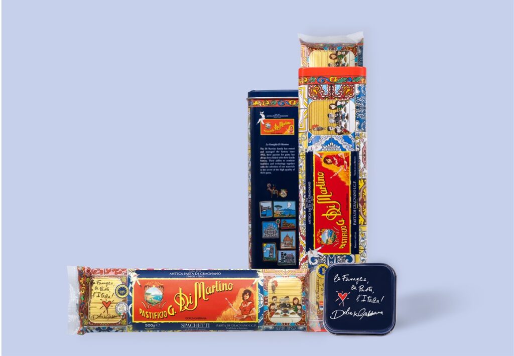 Pastificio Di Martino e Dolce&Gabbana presentano i cofanetti "La Pummarola" e "Midnight Pasta" pastificio