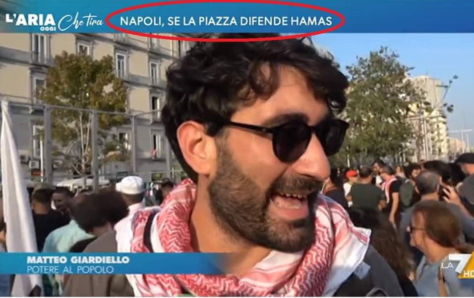 Giardiello: "In piazza per fermare il massacro del popolo palestinese, non a sostegno di Hamas!" piazza