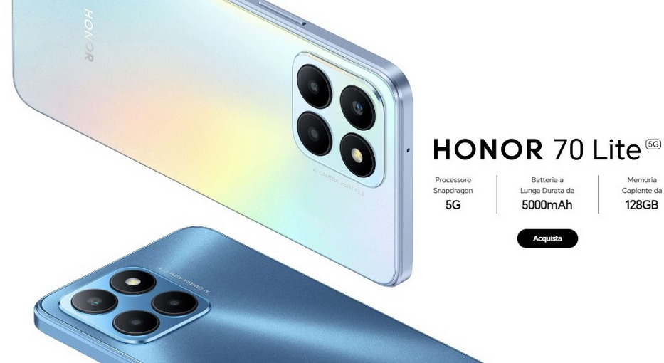 Honor 70 Lite: Miglior Smartphone Da Regalare a Natale a Un Adolescente