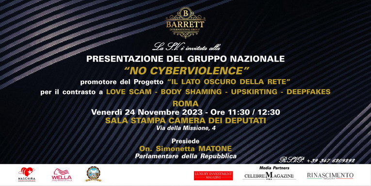 No Cyberviolence, venerdì 24 novembre la presentazione del Gruppo Nazionale