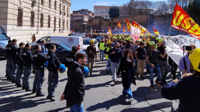 sciopero roma