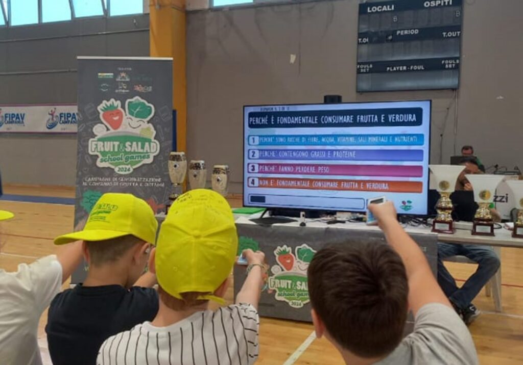 I vincitori della sesta edizione di Fruit & Salad school games fruit