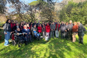 A Ninfa è arrivata Agirà, la figlia del leccio del convento di San Francesco di Sermoneta