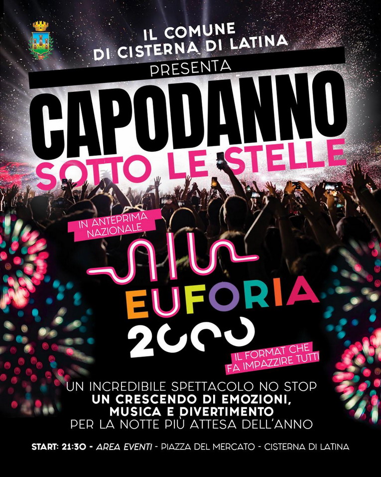 Capodanno sotto le stelle a Cisterna di Latina