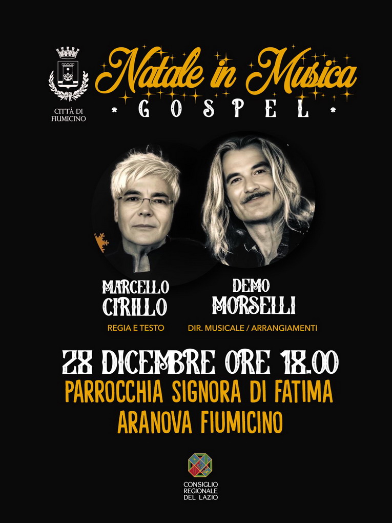“Natale in Musica” Gospel il 28 dicembre ad Aranova