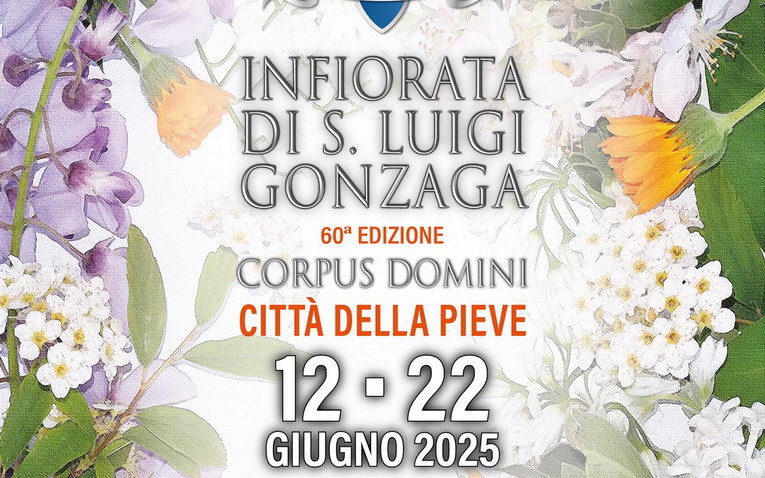 L’Infiorata di Città della Pieve: colori, profumi e sapori dal 12 al 22 giugno