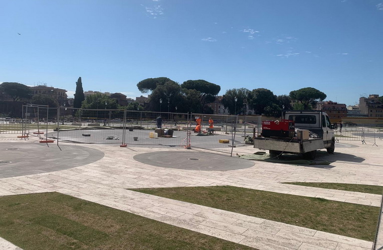 Concertone, Segnalini: “Avviati i lavori ripristino di Piazza San Giovanni”