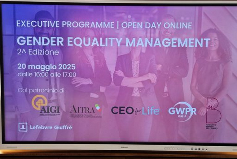 Al via seconda edizione ‘Executive Programme Gender Equality Management’
