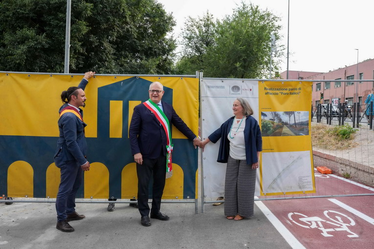 Roma, inaugurato parco affaccio al Foro Italico