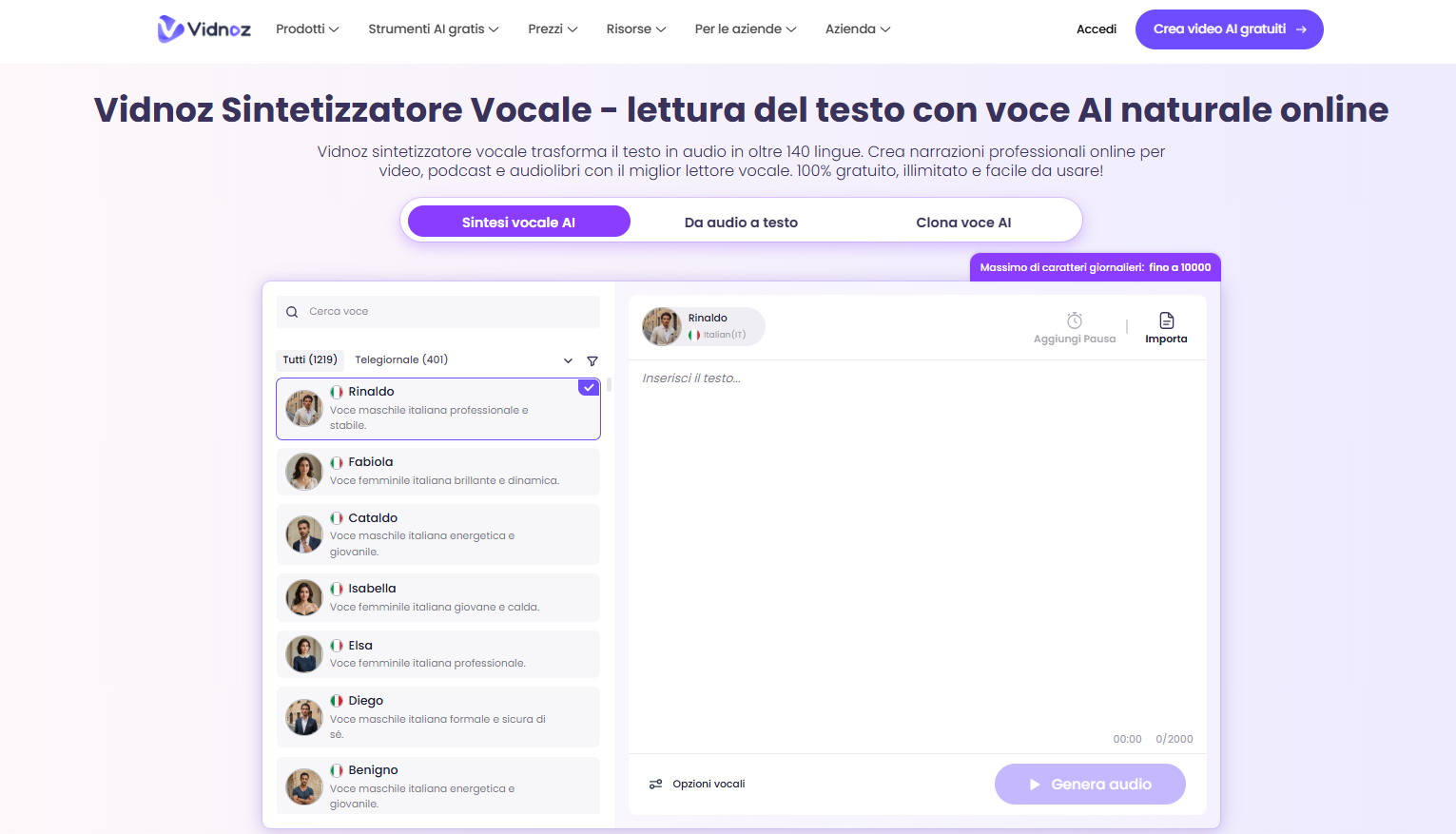 Vidnoz AI: Niente più stress per le registrazioni – l'IA fa la voce per te