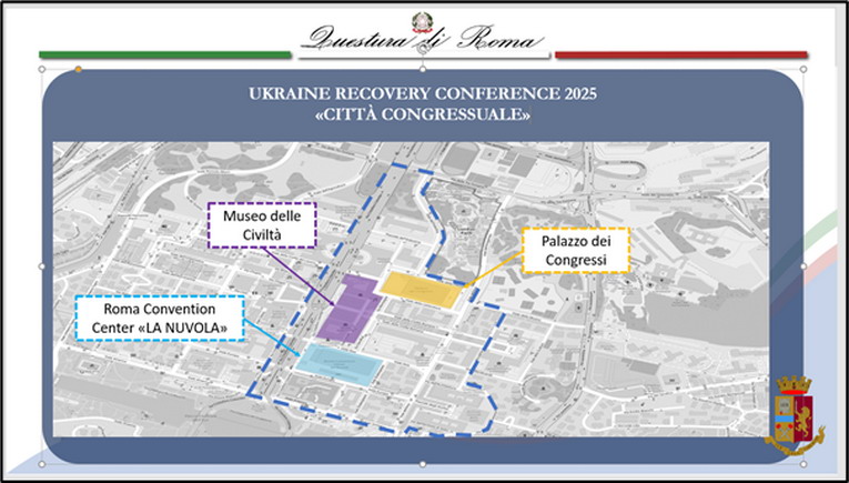Ukraine Recovery Conference 2025: messo a punto il piano di sicurezza in questura