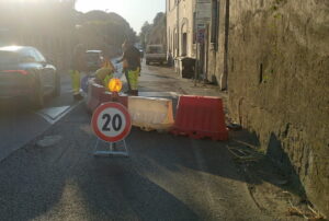 Roma, partiti i lavori per i nuovi marciapiedi di Via Aurelia