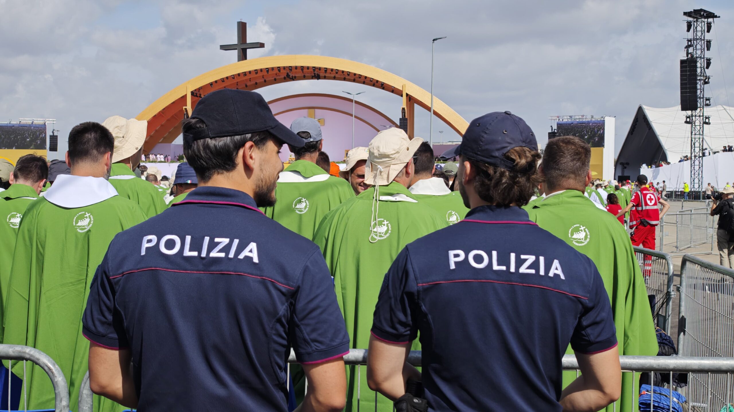Tor Vergata, Giubileo dei Giovani: grazie alla regia della Questura, evento in totale sicurezza