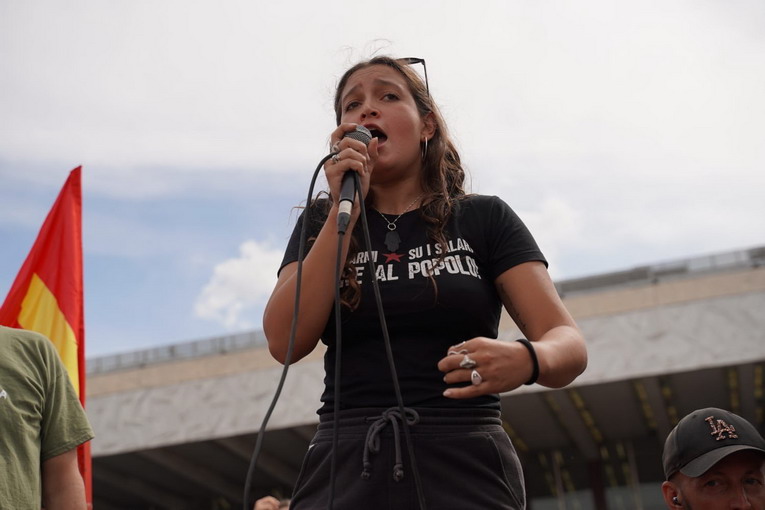 200mila in piazza a Roma, Potere al Popolo: "Oggi abbiamo bloccato il Paese, ora vogliamo le dimissioni del governo e rompere con Israele"