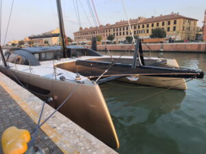 C-Cat 65 lascia gli ormeggi a Fiumicino per il debutto internazionale al Cannes Yachting Festival