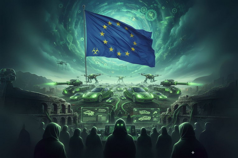 Egemonia mutante: dalle auto "verdi" alle armi, la narrazione strategica dell'Unione Europea