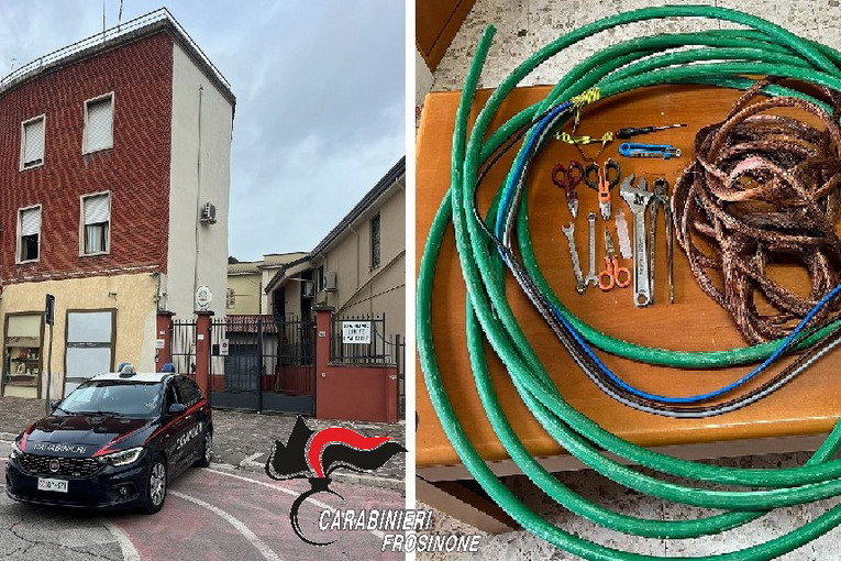 Frosinone, 41enne denunciato per ricettazione: trovato con 40 chili di cavi in rame di provenienza illecita Frosinone, 41enne denunciato per ricettazione: trovato con 40 chili di cavi in rame di provenienza illecita