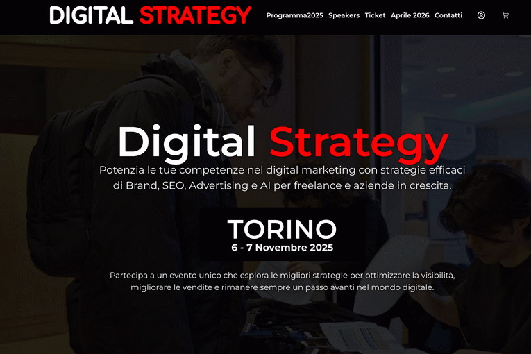 Digital Strategy Torino 2025, l’appuntamento che anticipa il futuro del marketing digitale