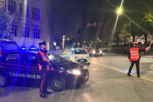 Controlli dei Carabinieri nella movida di Colleferro