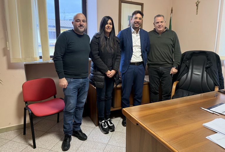 Frosinone, sopralluogo del Presidente della Provincia Luca Di Stefano sulla Strada Provinciale 143 “Accesso a Villa Santa Lucia”
