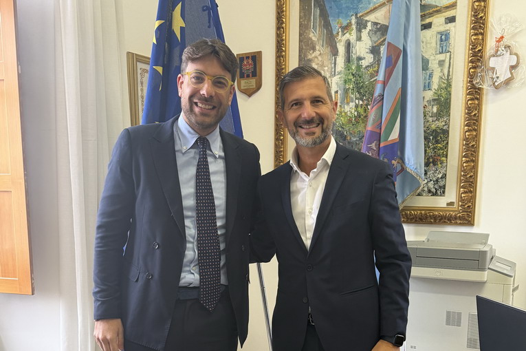 Roccasecca, il Presidente della Provincia Luca Di Stefano in visita per il percorso “Ciao, Sindaco”