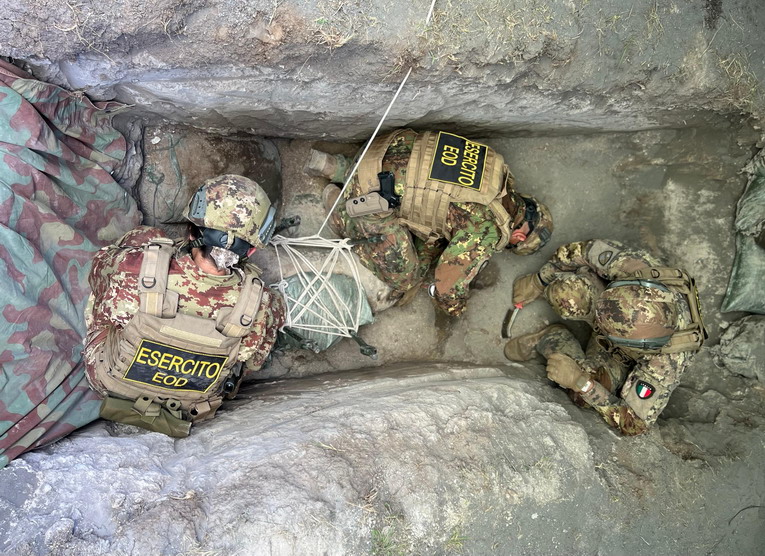 Monterotondo, domenica 21 dicembre disinnesco e brillamento di un ordigno bellico in zona industriale